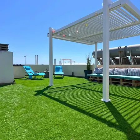 Modern Flat With Swimming Pool Terrace And Equipped Solarium Apartment